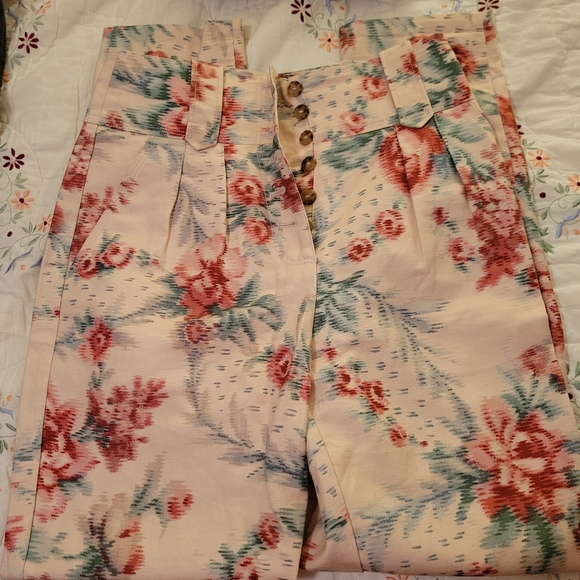 Sezane Tonio Trousers Fleur and Matching Top - Picture 3 of 9